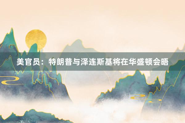 美官员：特朗普与泽连斯基将在华盛顿会晤