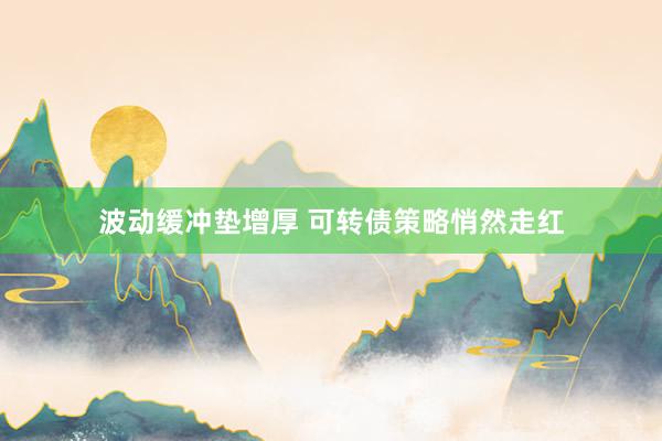 波动缓冲垫增厚 可转债策略悄然走红