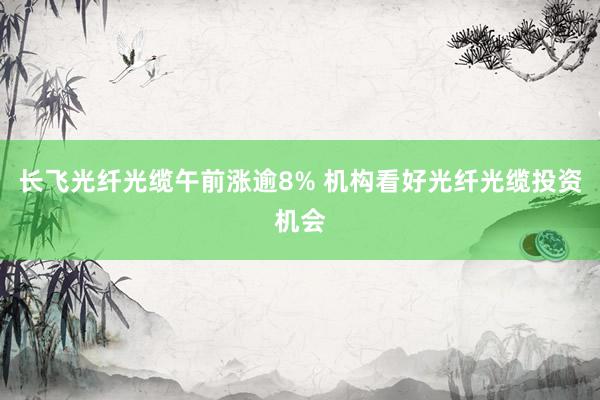 长飞光纤光缆午前涨逾8% 机构看好光纤光缆投资机会