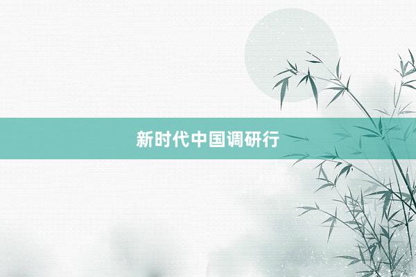 新时代中国调研行